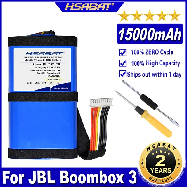 Hsabat Boombox 3 15000mah Speaker Battery For Jbl Boombox 3 Boombox3  Batteries - Digital Batteries - AliExpress