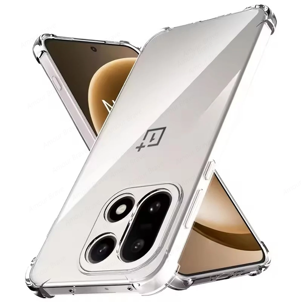 Shockproof Clear TPU Phone Case - Durable Soft  Back Cover