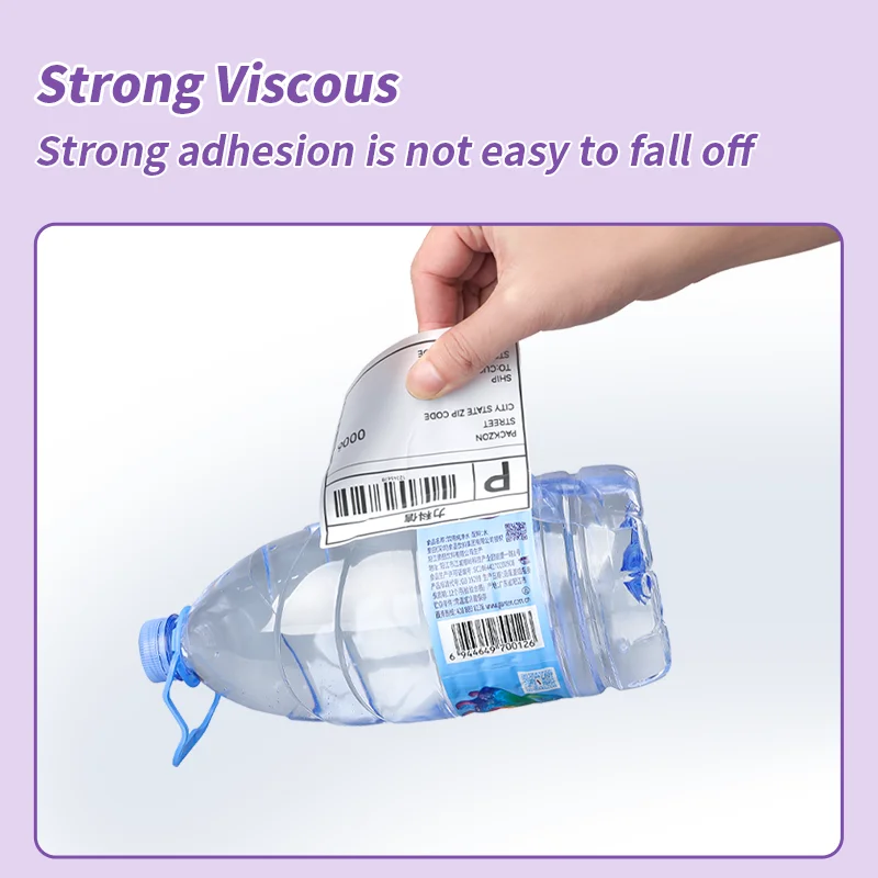 LKX 4"x6" Inch Shipping Thermal adhesive Labels Printer All-Purpose Label Paper Sticker Waterproof Oil-Proof Address Labels