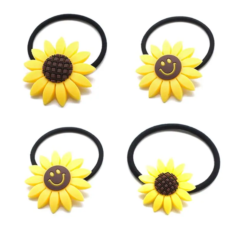 

Sunflower hair ring hair ornaments cute ornaments hair rope headdress head rope