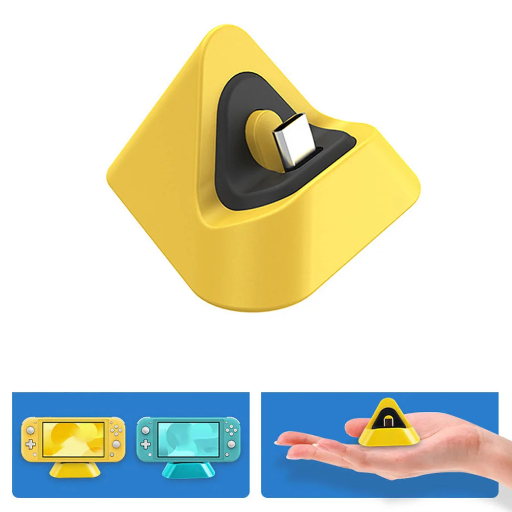 

For Nintendo Switch Lite Portable Charging Dock Type C Charger Base Stand Charger Base Charging Dock Switch OLED Accessories