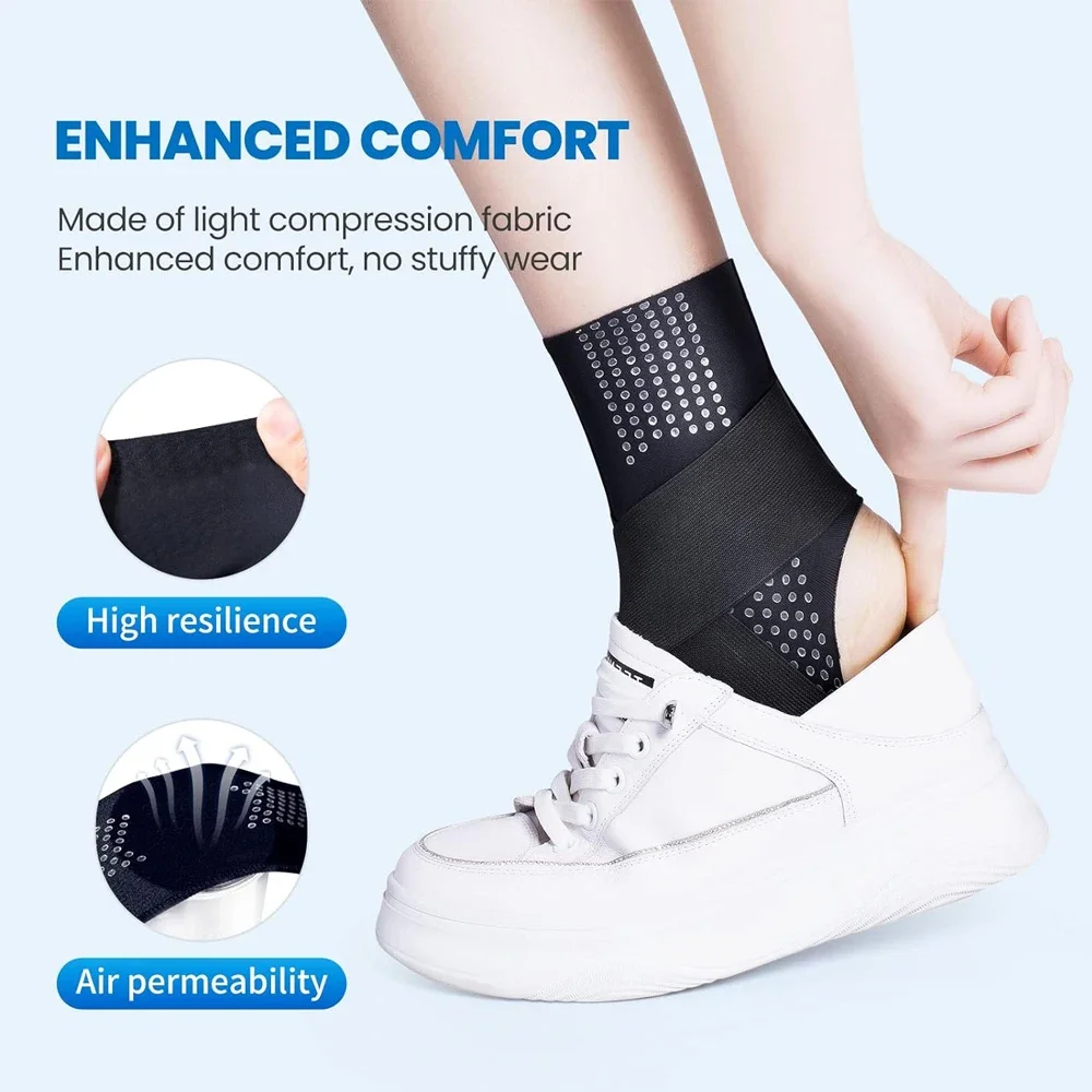 1Pcs Compression Ankle Brace Stabilizing Women Men Achilles Tendonitis Socks Swelling Running Ankle Support Sports Joint Pain ankle socks ankle support compression socks ankle straps fitness ankle straps ankle support brace ankle wrist cuffs