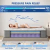 Queen Size Mattress 12 Inch Medium Firm Gel Infused Memory Foam and Pocket Spring Hybrid Mattresses for Cool Sleep Relieving Pr 6