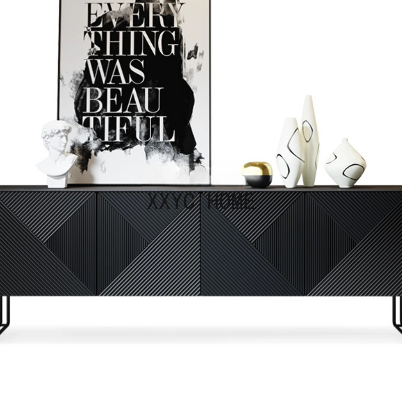 

Modern Storage Floor Cabinet Italian Master Bedroom Heightened TV Stand