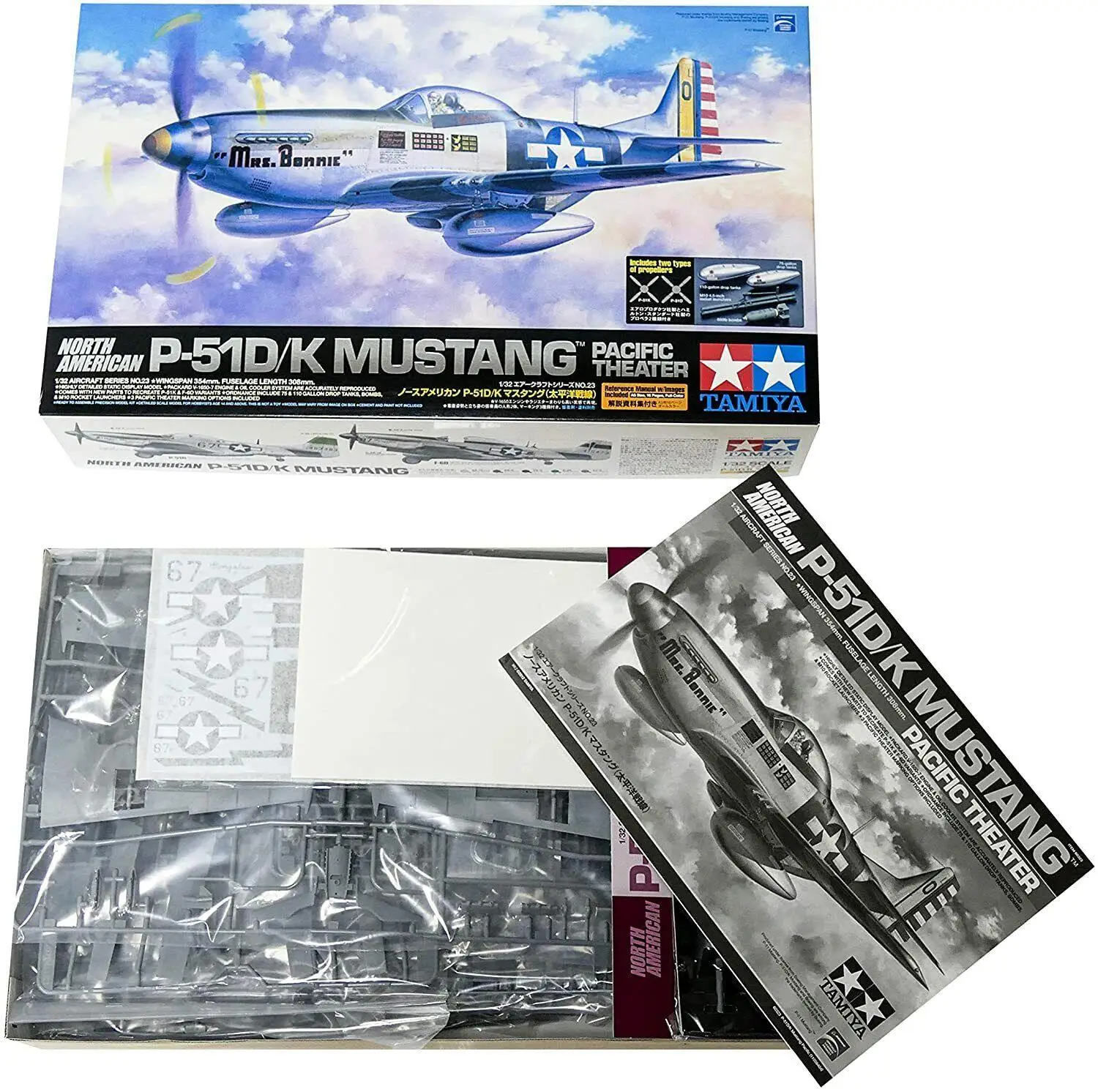 

Tamiya 60323 1/32 P-51D/K Mustang - Pacific Ocean Front (Plastic model) Model Building