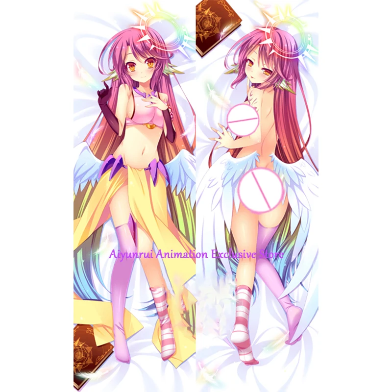 

Dakimakura Anime Jibril 2 Side Printed Hugging Body Pillowcase Cushion Bedding Decor Pillow Cover 2024