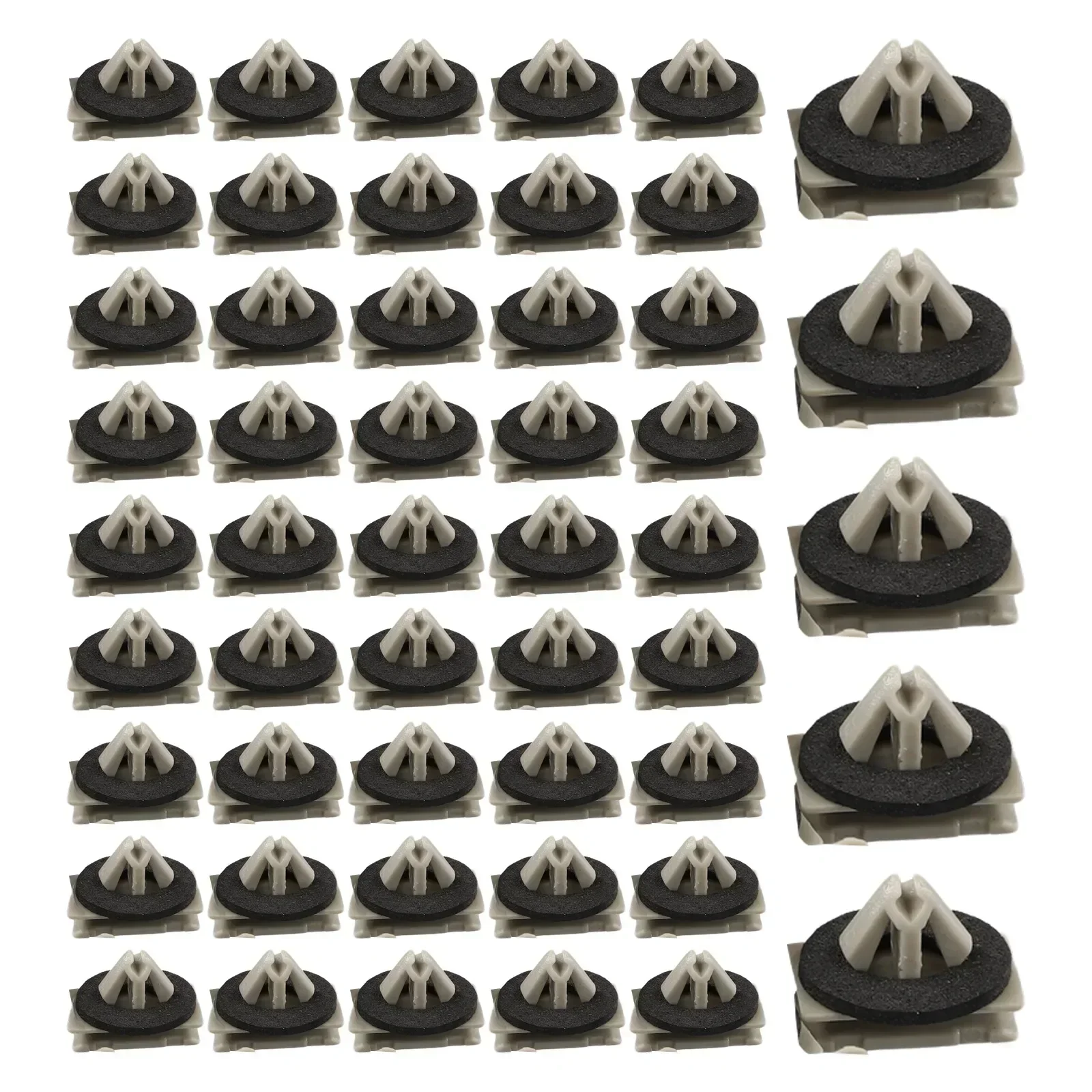 50pcs Rocker Panel Molding Clips 9mm 68172491AA For Chrysler 200 For Jeep Grand Cherokee WK2 Auveco 21374 963-567 car fastener clips auto fastener clips car retainer clips car fastener clip auto fastener clip kit