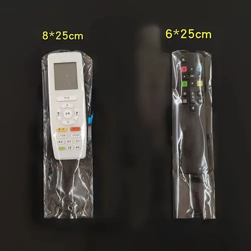 Transparent Shrink Film Bag Anti-dust Protective Case Cover for TV air conditioner remote Control shrink plastic sheets S/L - Image 3