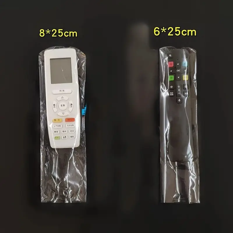 Transparent Shrink Film Bag Anti-dust Protective Case Cover for TV air conditioner remote Control shrink plastic sheets S/L - Image 3