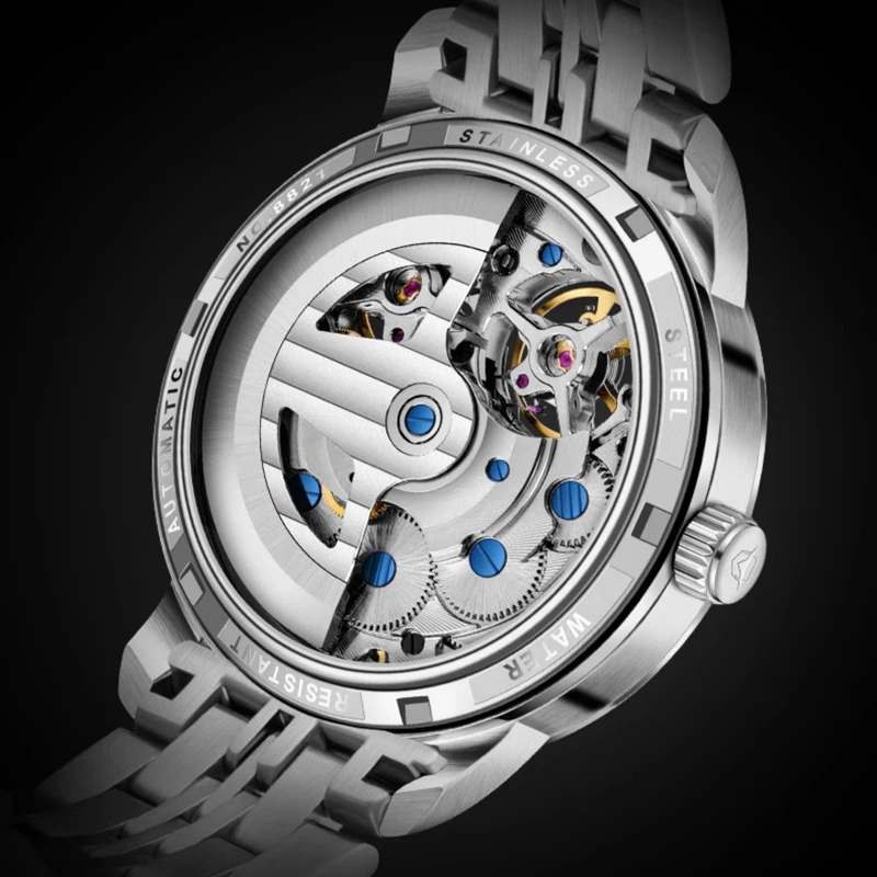 AILANG Marke Neue Luxus Doppel Tourbillon Mechanische Uhr Für Männer Edelstahl Wasserdicht Automatische Uhren Herren Relogio_voghion.com