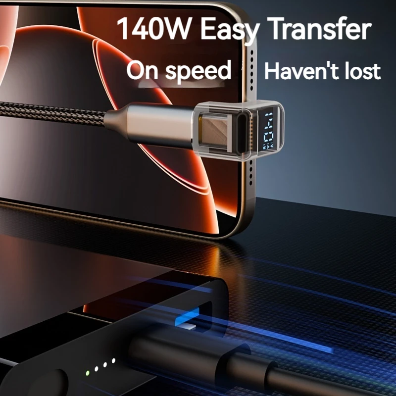 140W Universal Usb Type C Otg Adapter Digital Display 40Gbps Data Transfer USB-C Connector For Phone Macbook Ipad Adaptador