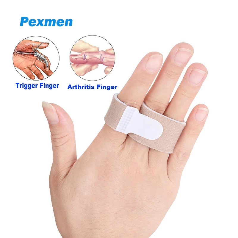 

Pexmen 1/2/5/10Pcs Finger Buddy Wraps for Broken Jammed Finger Splints Brace for Swollen and Trigger Finger or Hammer Toes