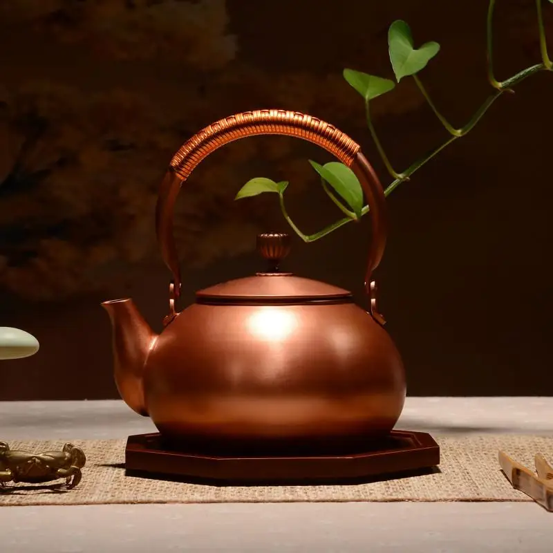 Pure copper tea pot chinese teapot chinese teapot yixing tea pots and kettles theepot teepot teaware set kettle