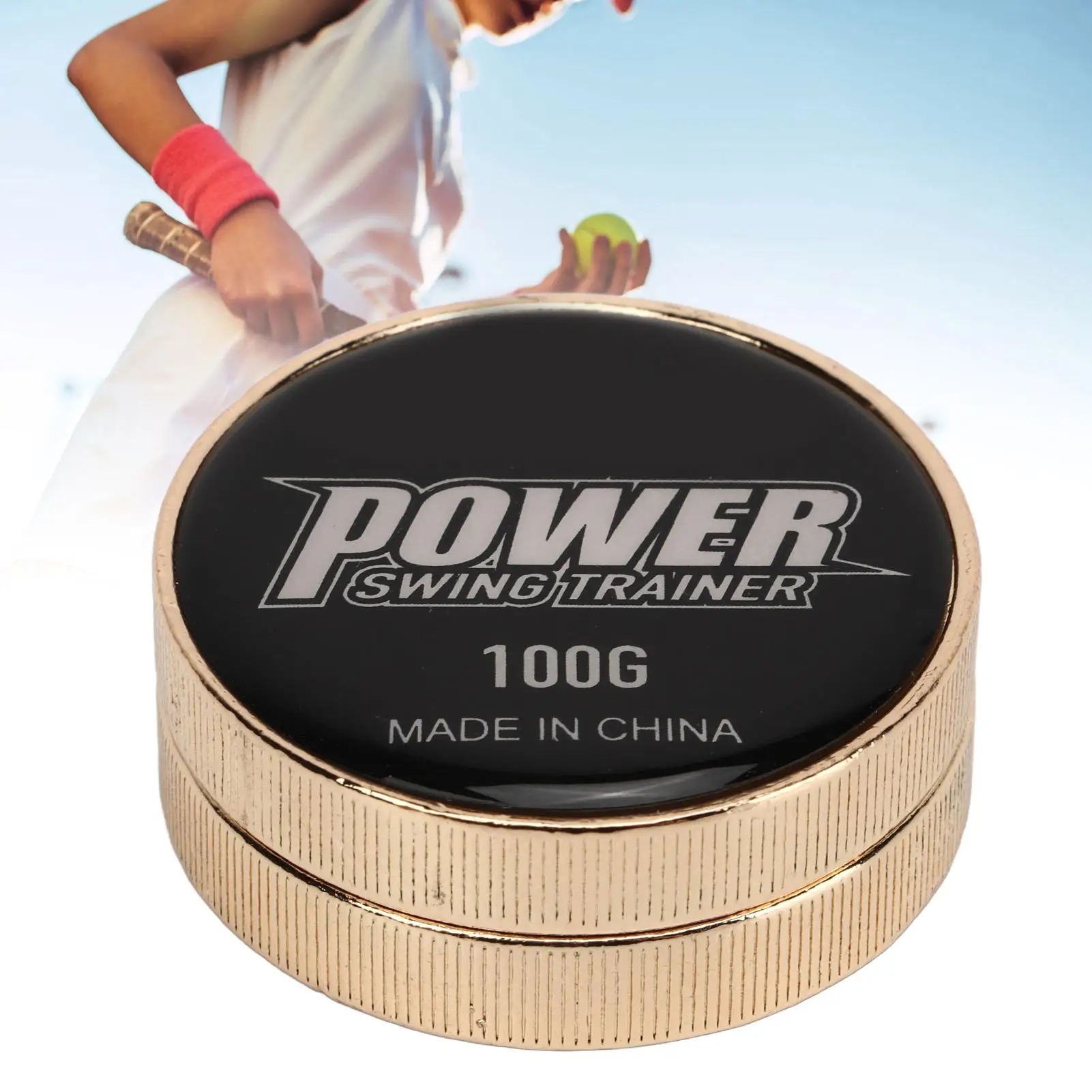 POWERTI Swing Weight Training Aid for Tennis Rackets - Improve Your Game with Added Weight