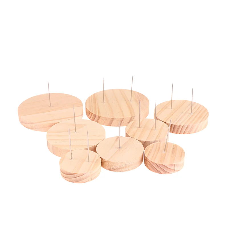 1pcs Display Stand Holder Crochet Stands Rack Support Storage Base Wooden Figure Animal Action Suppprt Base