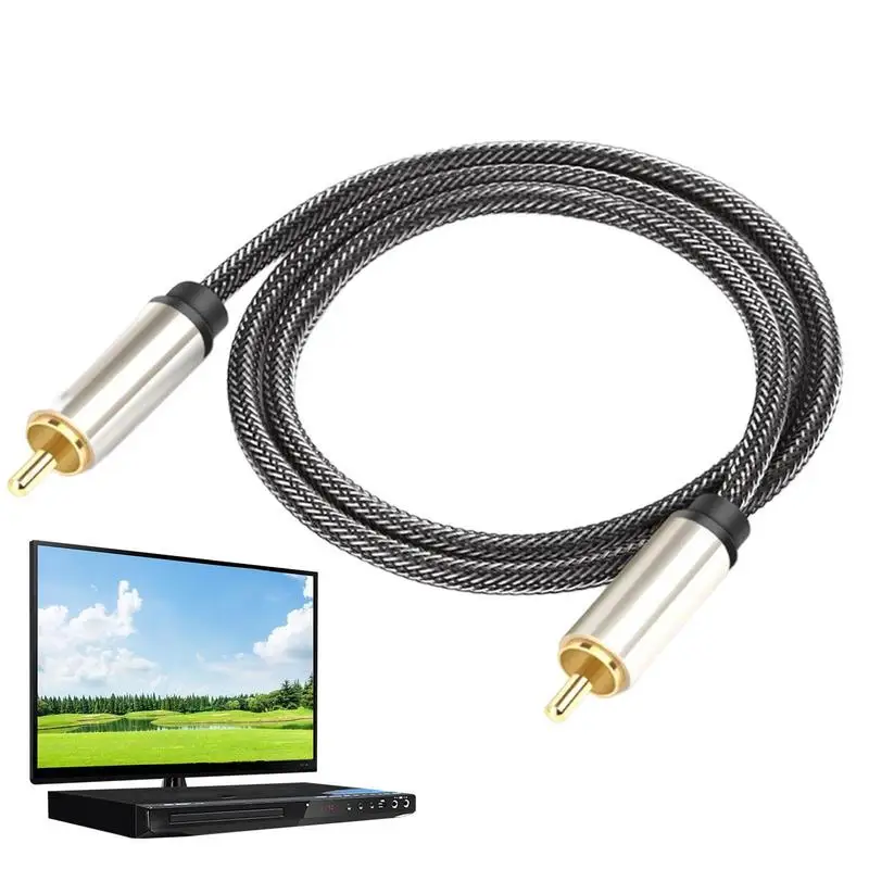 RCAs Digital Audio Cable Male To Male RCAextension Aux Wire For Power