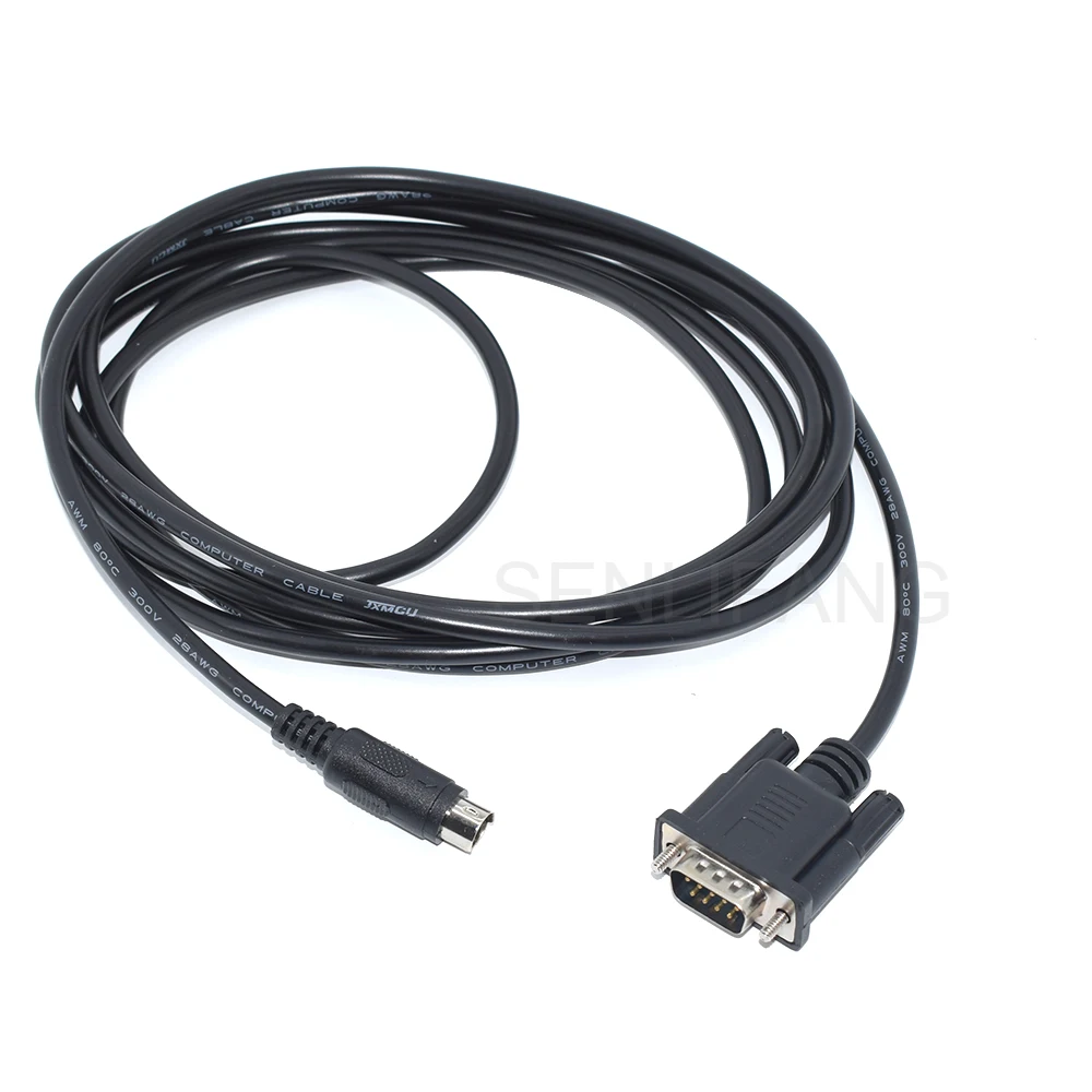 HMI 케이블 데이터 케이블 DOP-CA232DP DB9 TO MD8과의 델타 PLC 통신용 DOP-DVP 3M 5M NEW