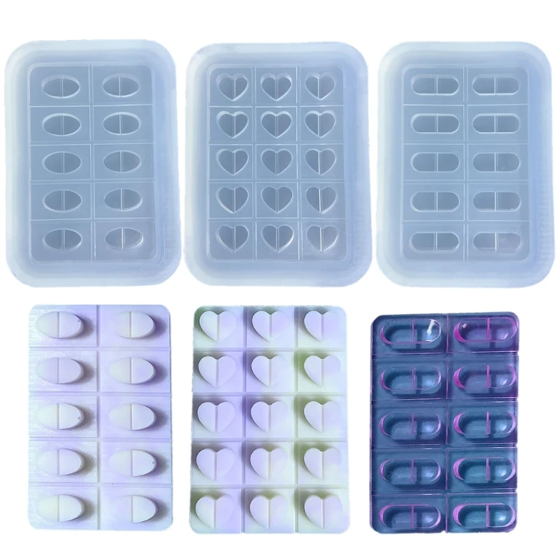 

Personalized Tablets Mold Capsules Medicine Making Mould Resuable Silicone Casting Mold Versatile Drugs Pellet Moulds R3MC