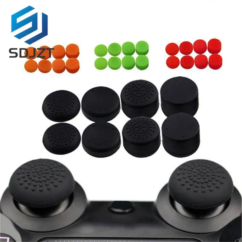 8Pcs Controller In Silicone Joystick Thumb Stick Grip Cap Cover Per 4 Ps4 Ps3 Ps2 Ps 4 Ps 3 Ps 2 Xbox