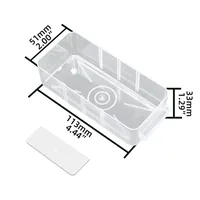 25 Multi-grid Drawer Parts Box Wall-mounted Screw Classification Component Box Tool Case electronic components Storage ToolBox 2