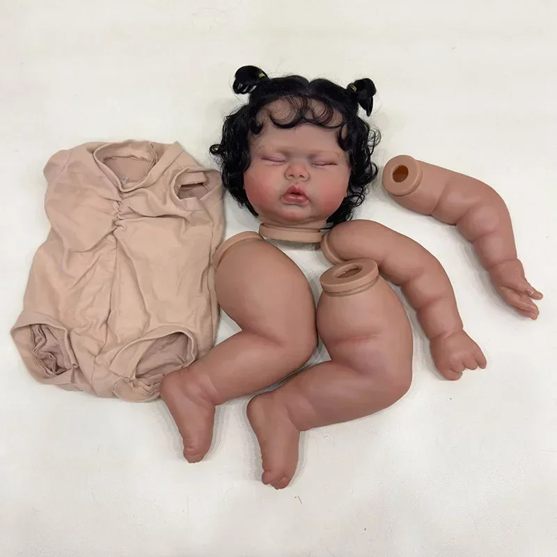 17inch Sleeping Girl Reborn Baby Doll Infant Newborn Full Body Silicone Doll