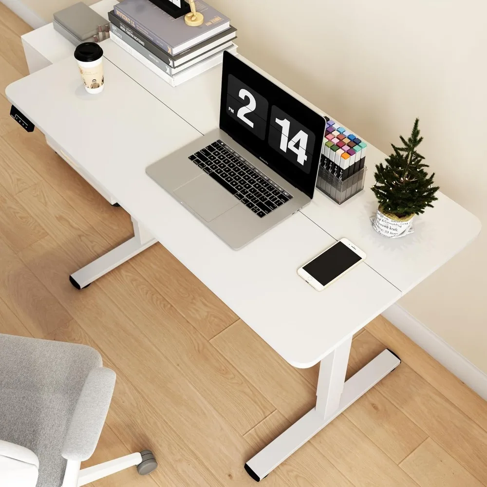 Electric Standing Desk Adjustable Height, Stand up Home Office Desk, 40x24 Inche, Computer Desks 6