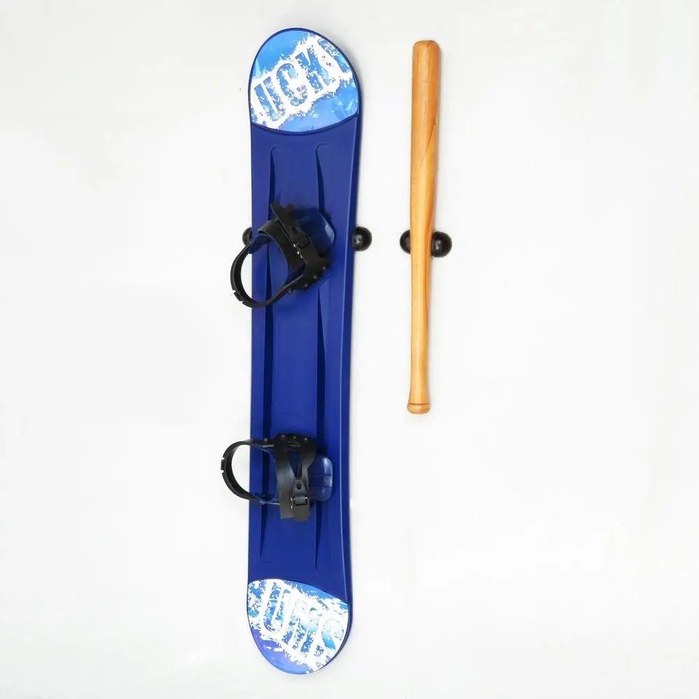 Espositore Per Snowboard Pmsanzay - Rack Da Parete Per 2 Tavole, Montaggio Facile Per Garage O Casa - Foto 2