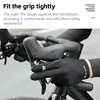 WEST BIKING Spring Autumn Full Finger Cycling Gloves Touch Screen Road Bike Breathable Gloves Men Black Anti-Slip Driving Gloves 4