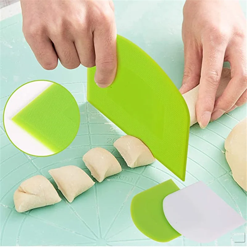 Cake Cream Spatula Dough Plastic Cutter Butter Batter Scraper