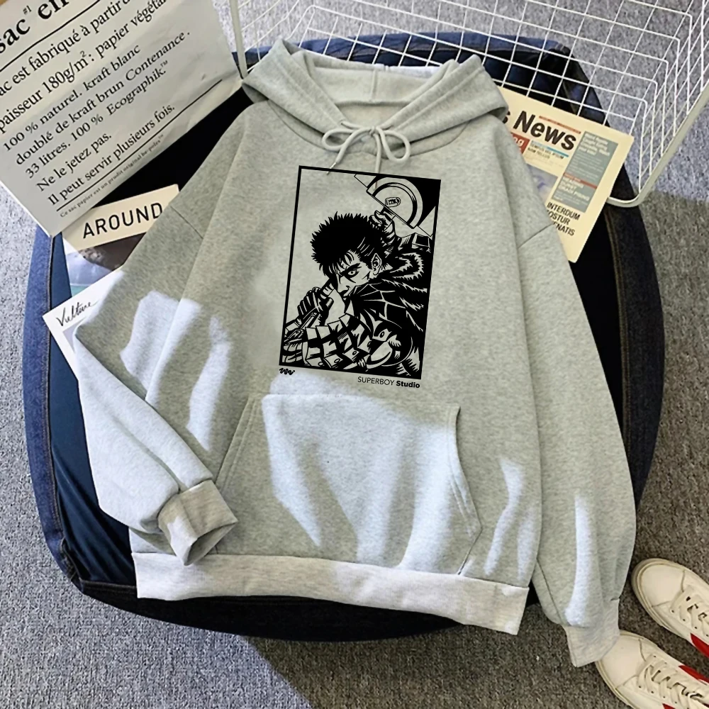 

Berserk hoodies women sweat y2k streetwear hoddies female Fleece Pullover