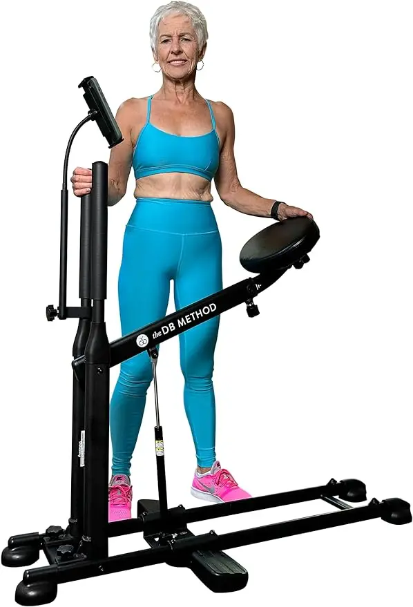 

The DB Method Squat Machine, Workout Equipment for Home Gym, Exercise Leg and Glutes, Low Impact Lower Body