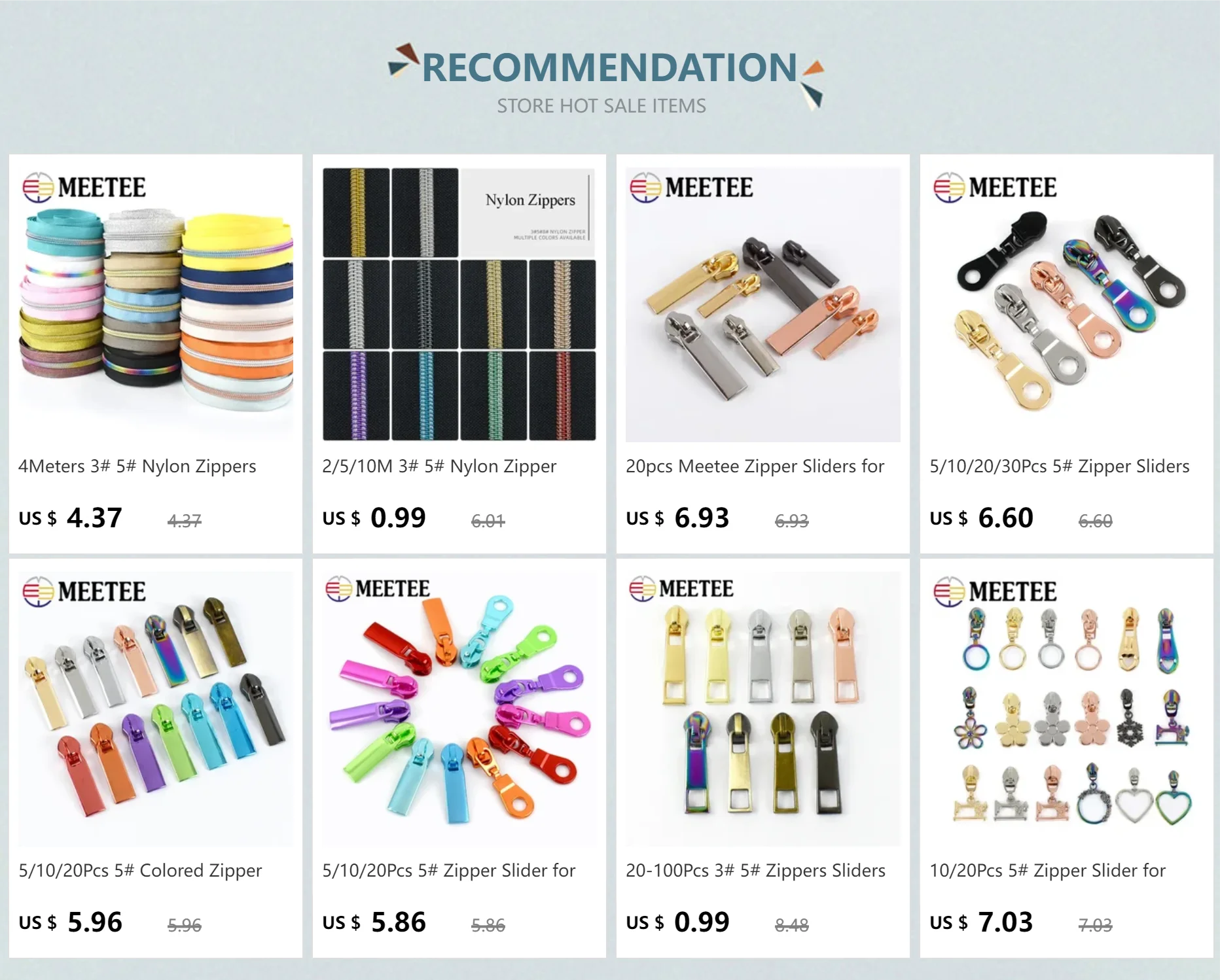 5/10/20 Stück Reißverschlussabzieher für 5 # Nylon Reißverschlüsse Klebeband O Ring Farben Dekorative Reißverschlüsse Slider Zip Repair Kit DIY Nähzubehör – Detail 1