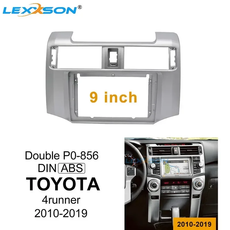 

9-дюймовая Автомобильная облицовка для TOYOTA 4runner 2010 11 12 13-2019, облицовка, аудио адаптер, радио, приборная панель, комплекты, автомобильная рамка для DVD