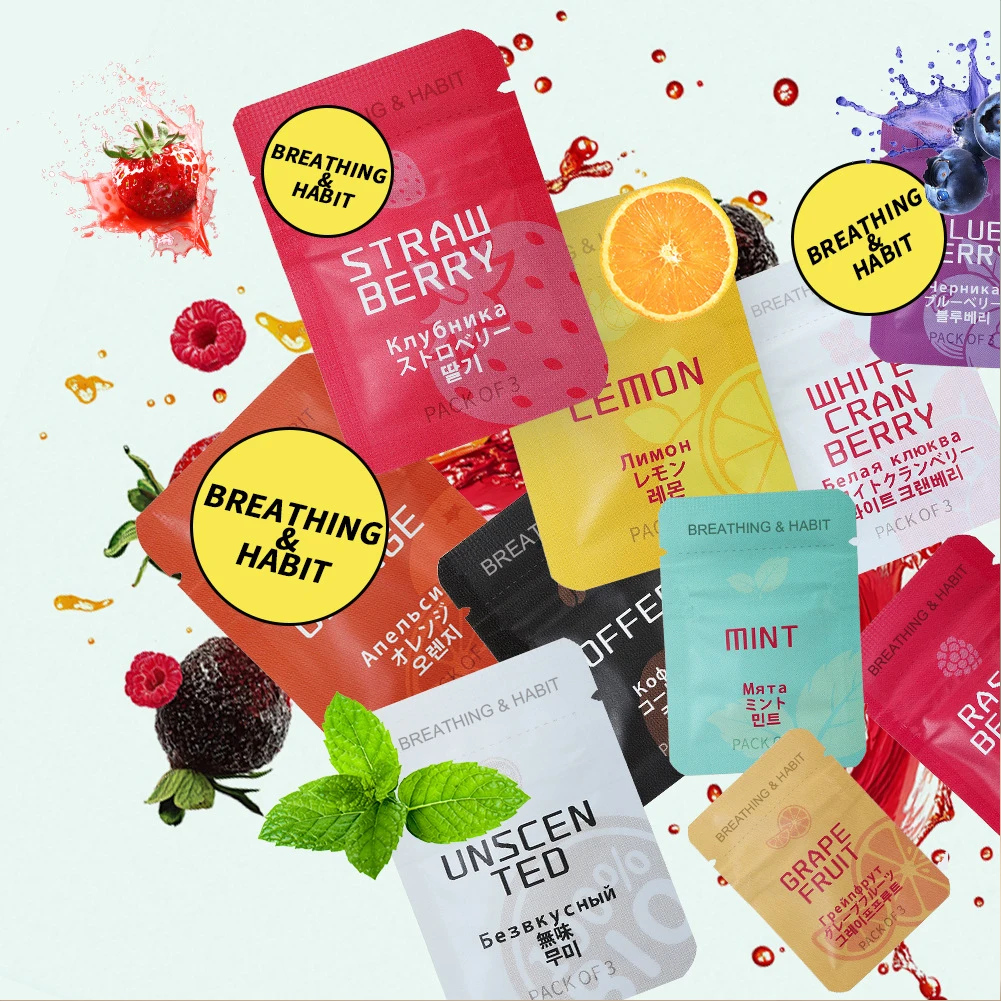 Quit Smoking Smokeless Aromatherapy Cotton Core Changeable Fruit Flavors Filter Breathing Resistance Filter Stop Smoking Aids  ﻿