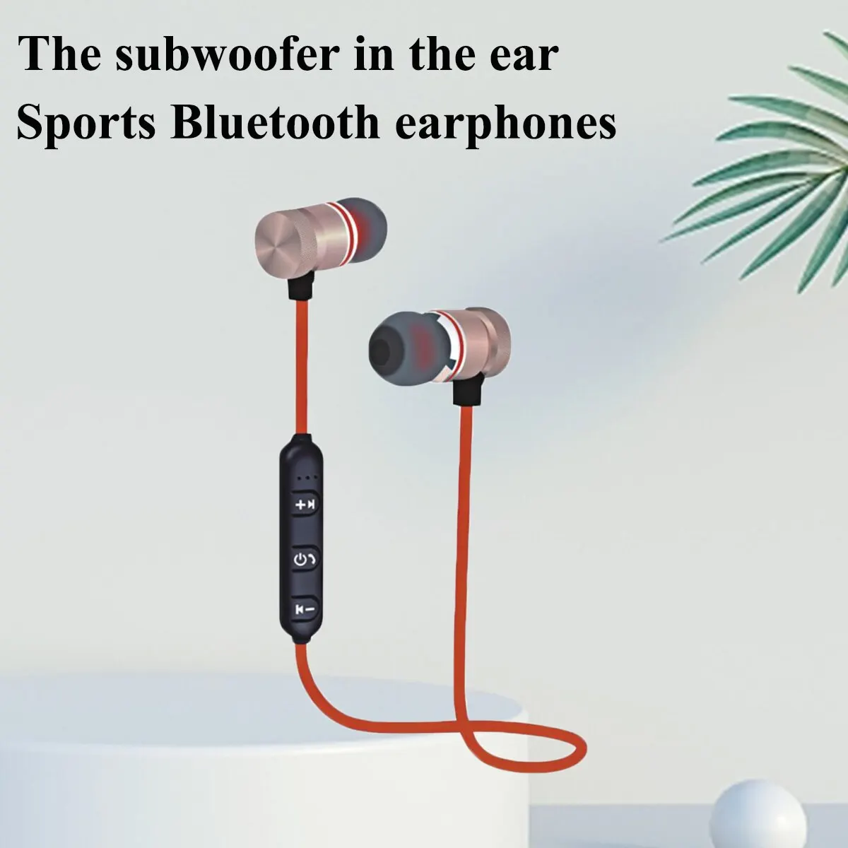 Wireless Binaural Stereo Sports Bluetooth Headset Ear Hanging Running Super Long Standby Magnetic Suction Head Neck