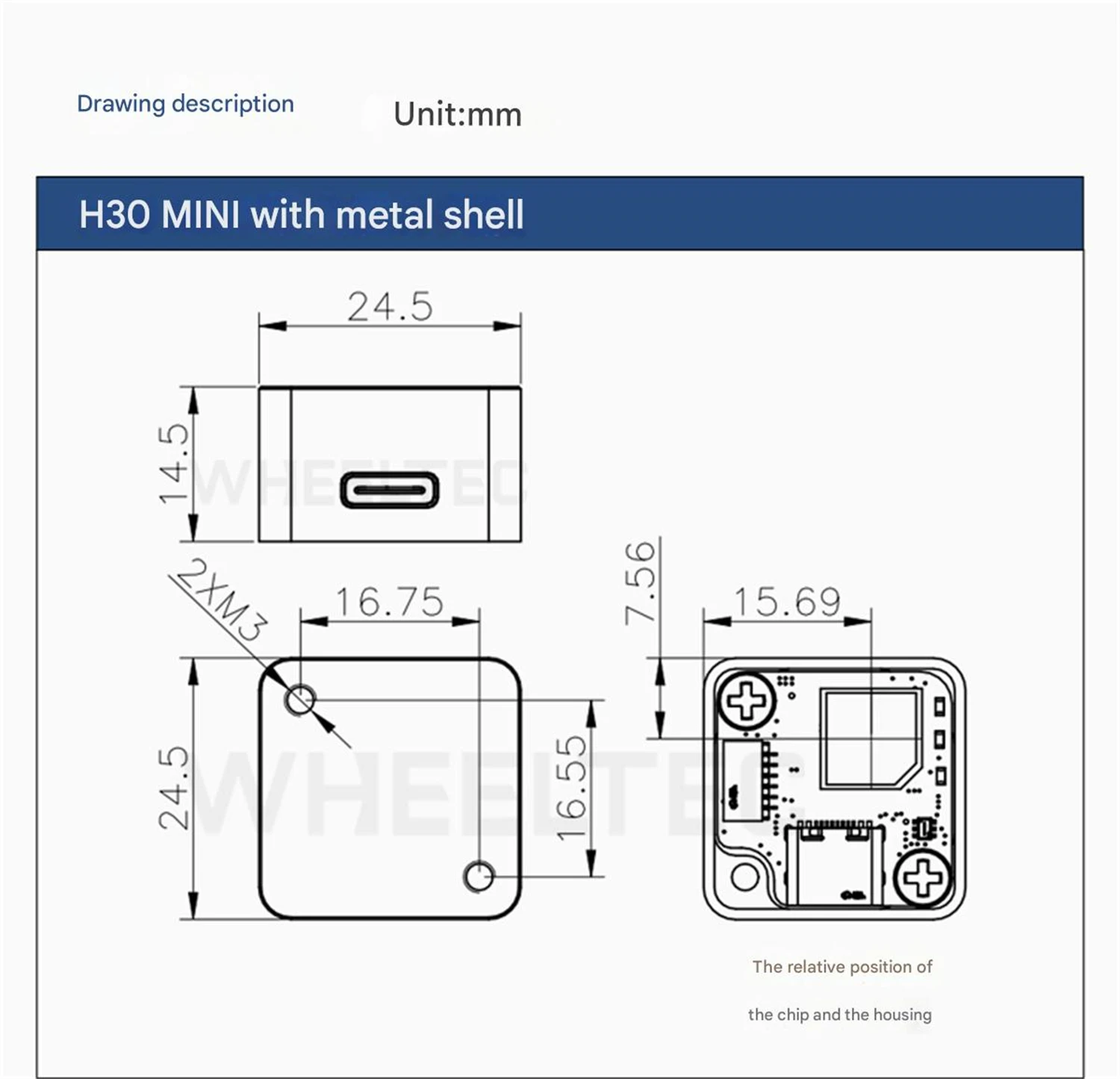 WHEELTEC H30 Series ROS High Precision IMU Inertial Navigation Module