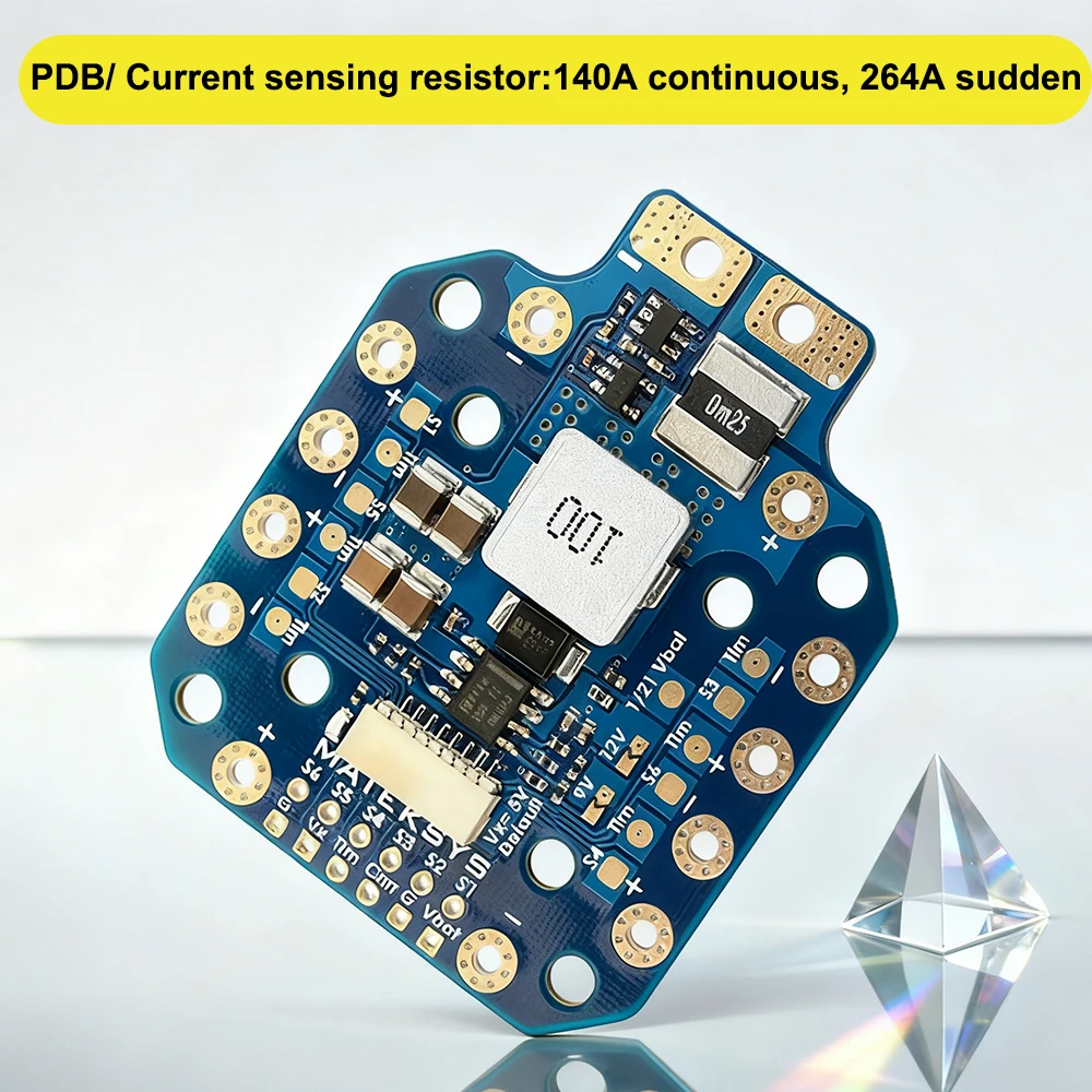 PDB 140A 6-60V pour Drone FPV 2-12S LiPo avec Capteur Courant 264A