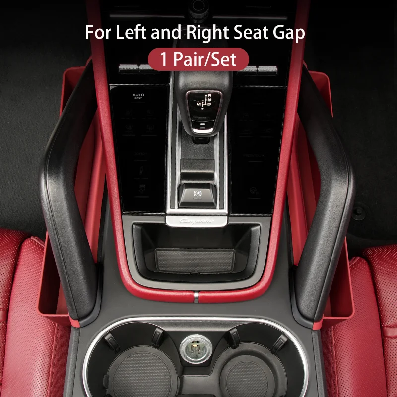 CDEFG Boîte Rangement Console Centrale Accoudoir Pour Seat Leon 5F 2013-2019 - Organisateur Rouge