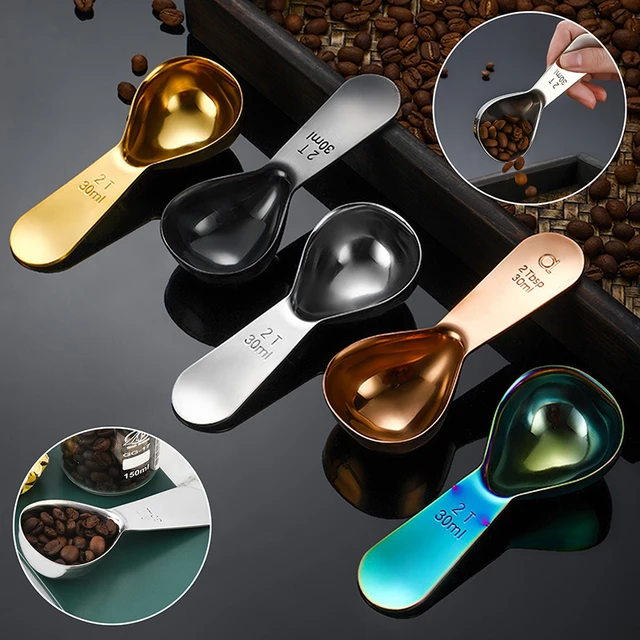 Cuillères à Mesurer En Inox 30 Ml - Pour Café, Poudre, Pâtisserie, Précises Et Faciles à Ranger - 7