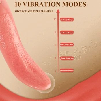 Rechargeable Soft Tongue Licking Vibrator G spot Clitoral Stimulator Mini Clit Sex Toys for Women Nipple Female Masturbator 3