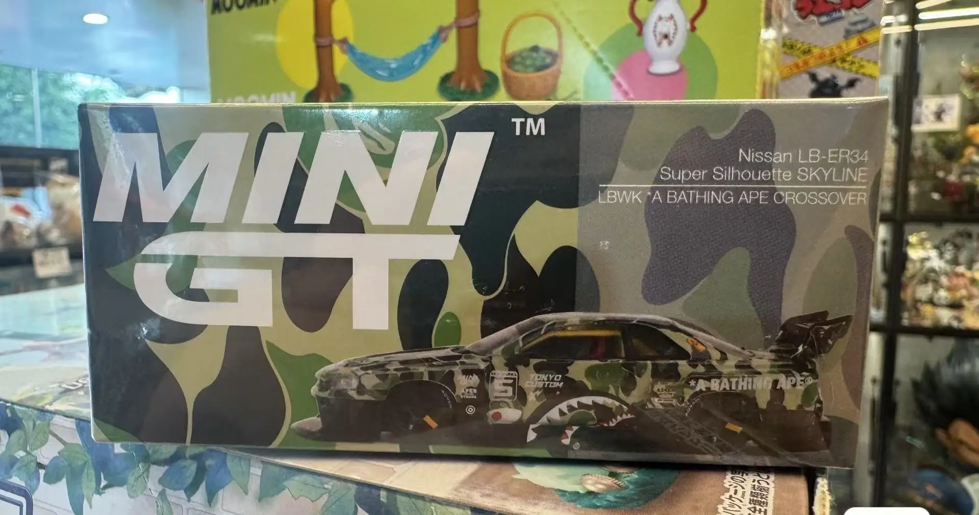 BAPE x LBWK MINI GT ミニカー ape BAPE® × LIBERTY WALK®︎ × MINI-GT 1/64 NISSAN 4pcs set