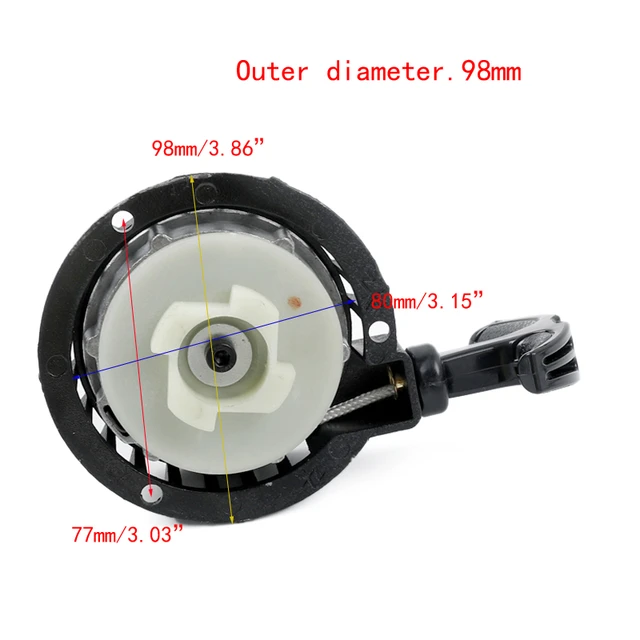 Démarreur facile à tirer pour Mini moto 47cc49cc, petits