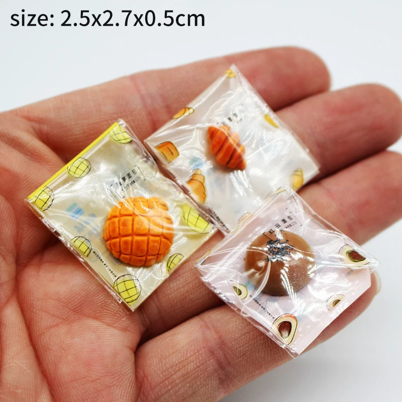 

2/3Pcs 1/12 Dollhouse Simulation Bread Dollhouse Kitchen Food Decor Dolls House Accessories For Kid Pretend Play Toys Wholesale