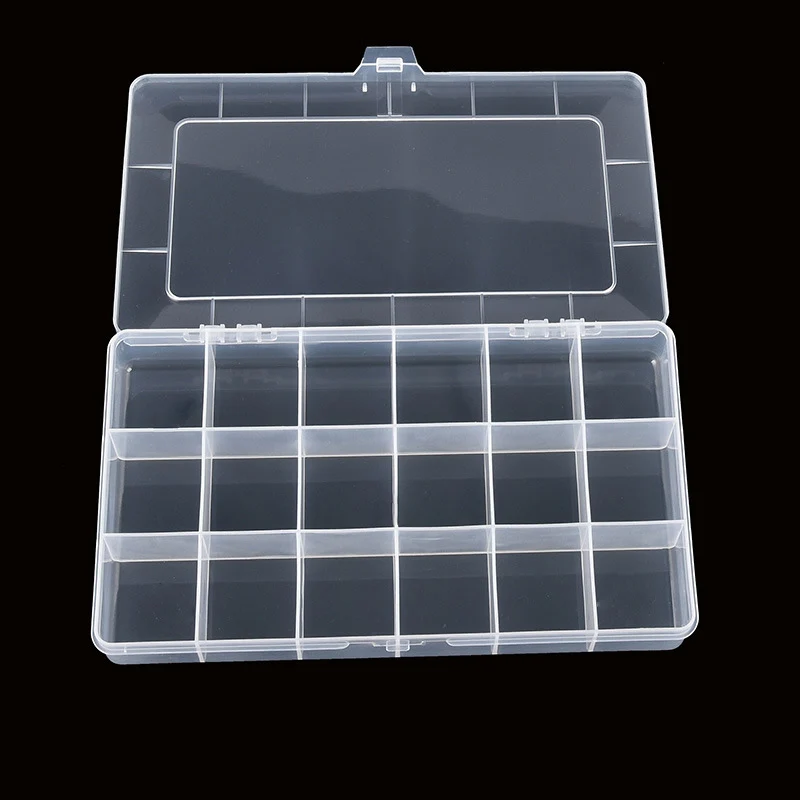 Clear 24-Compartment Storage Organizer for Small Items and Accessories