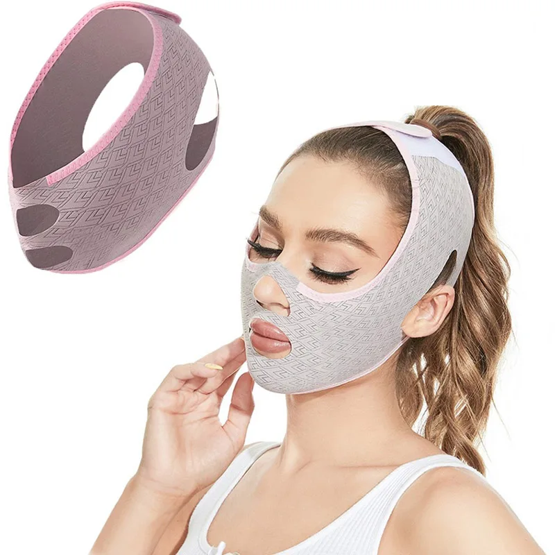 

Reducer Beauty Chin Up Mask V Line Shaping Face Masks Face Sculpting Sleep Mask Facial Slimming Massage Strap Face Lifting Belt