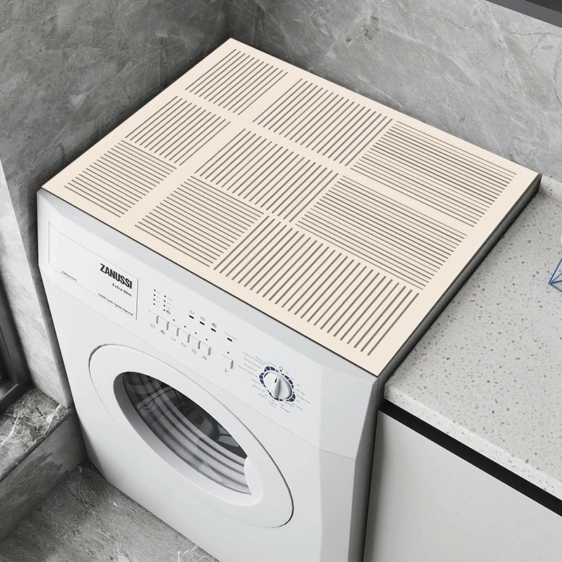 Description Picture 5 of itemNon-slip Washing Machine Drain Pad Super Absorbent Machine Dust Cover Refrigerator Top Mat Kitchen Bath Dustpoof Pad Home Decor
