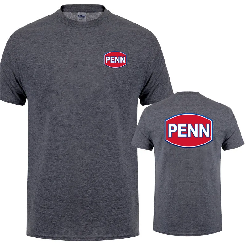 Penn Reels T 셔츠 코튼 남성 여름 물고기 애호가 T-셔츠 Funny Tee Man Penn Fishing Reel Tshirt