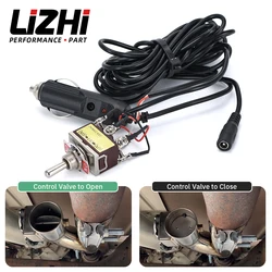 Universal Manual Switch control Switch For Exhaust Muffler Electric Valve Cutout cut out System Dump Pipe Kit