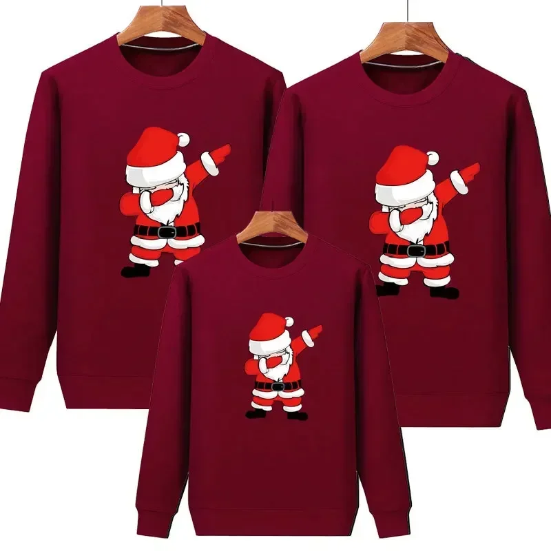 Suéteres familiares navideños Jersey de Feliz Navidad Madre Padre Hija Hijo Traje a juego Mujeres Hombres Sudadera Niños Niño Niña Jersey
