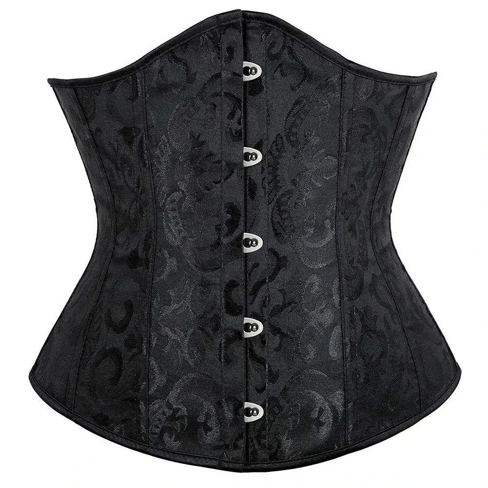 Gothic Floral Push-Up Corset